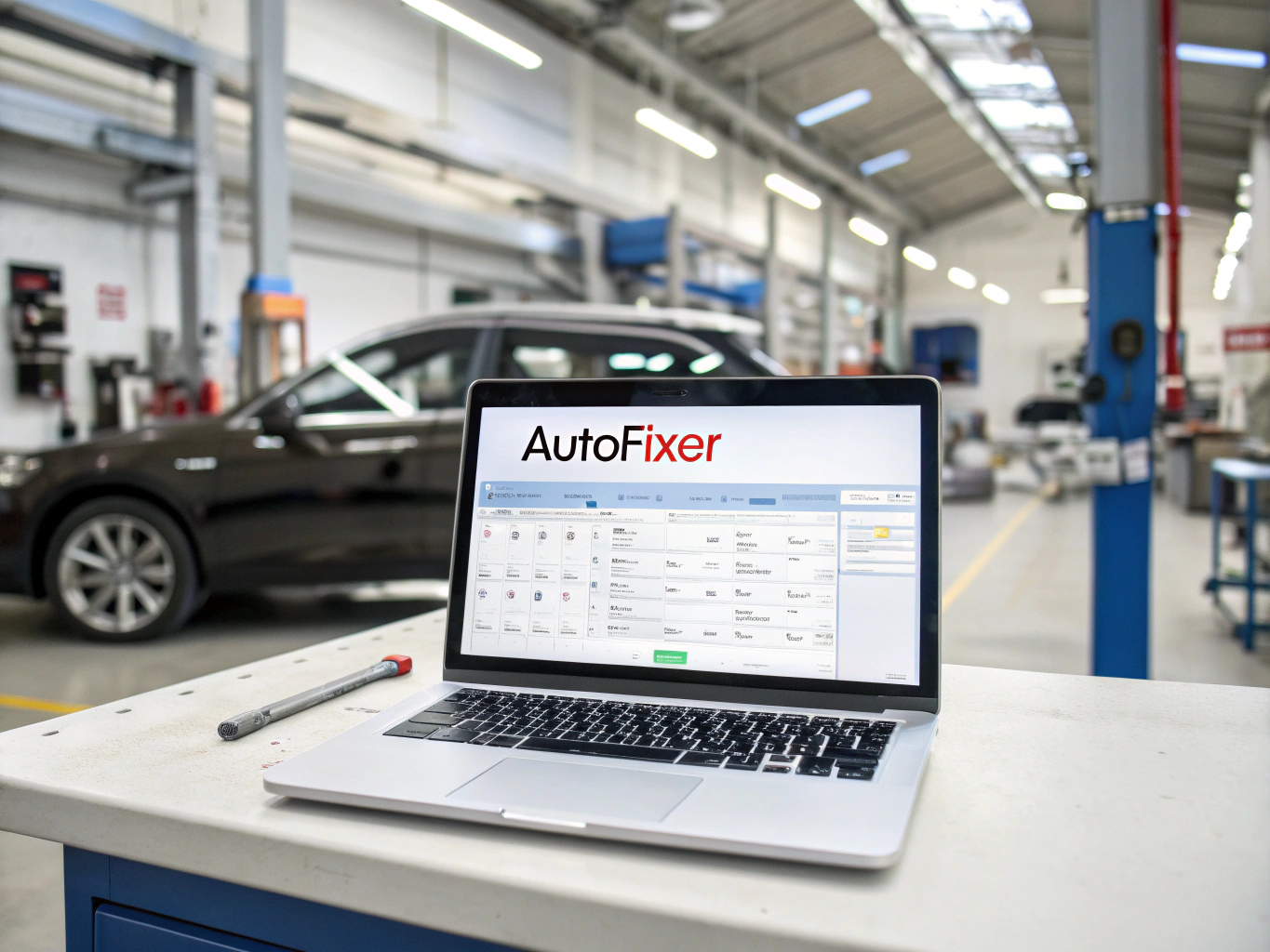 Apex Auto Repair website mockup preview