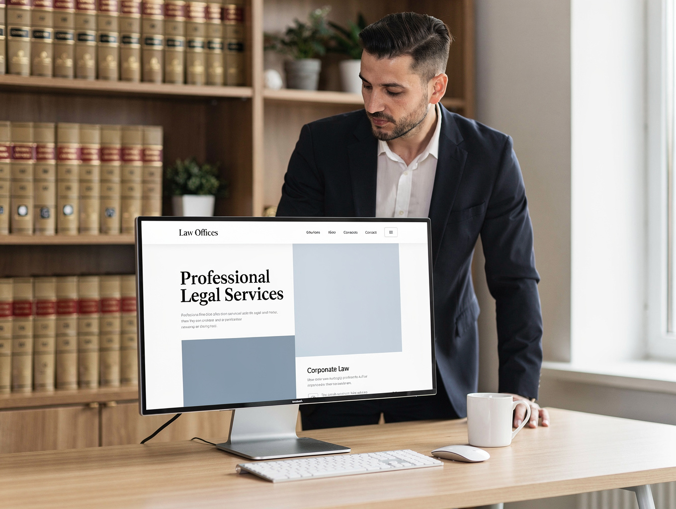 Keystone Legal Advisors website mockup preview